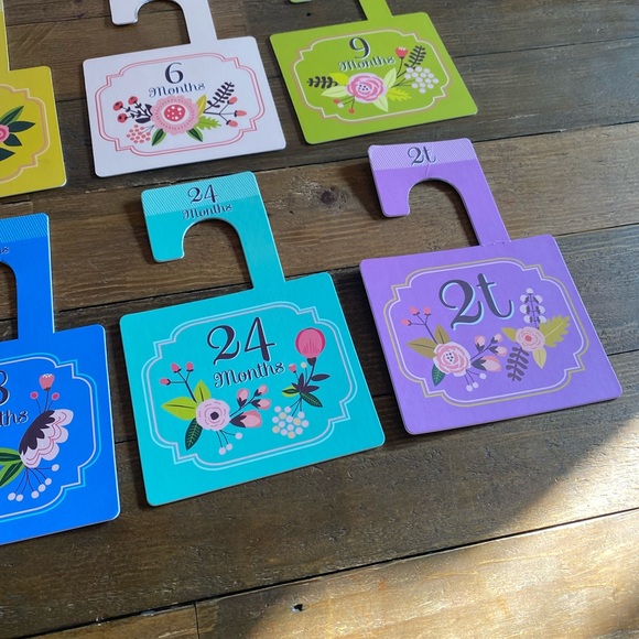 Closet dividers / markers for baby / toddler girl - Picture 5 of 7